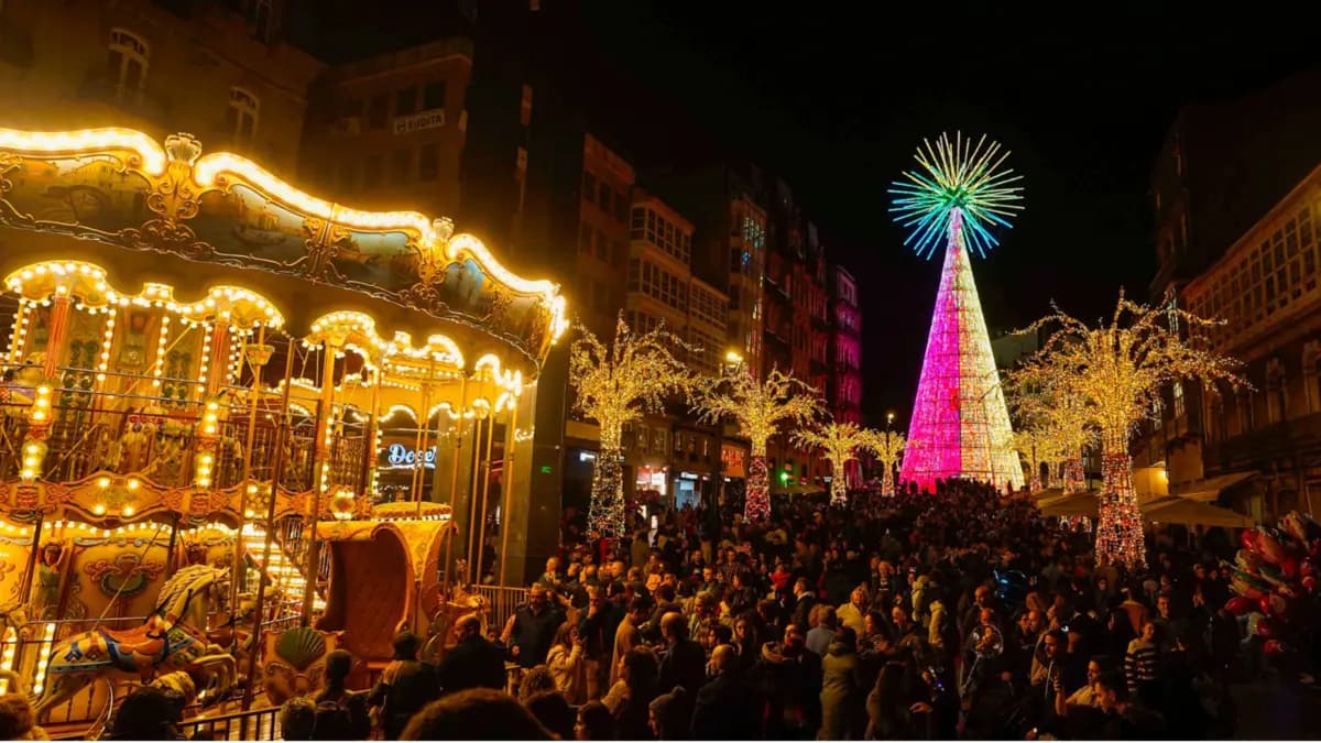 Descubra as Luzes de Natal de Vigo